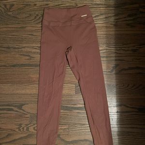 Whitney Simmons Gymshark size small brown leggings